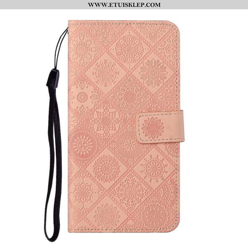 Etui Folio do Samsung Galaxy S23 5G Wzór Gobelinu